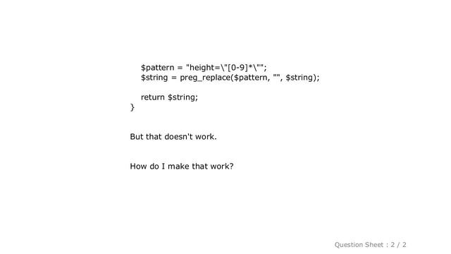 HTML : Replacing HTML attributes using a regex in PHP смотреть онлайн