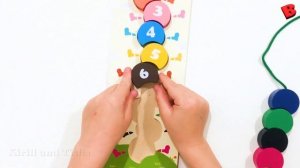 Цифры и цвета | Учимся считать от 1 до 10 | Гусеница для малышей