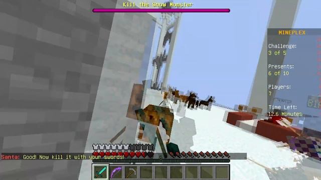 Minecraft: CHRISTMAS CHAOS! - Mini Game смотреть онлайн