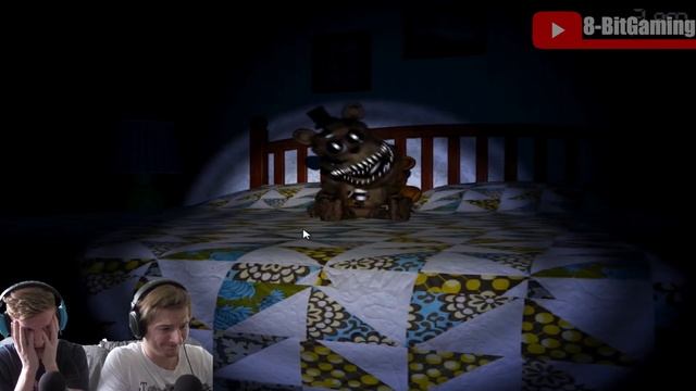 Lets Player's Reaction To Their First Jumpscare In FNAF 4 - Five Nights At Freddy's 4 смотреть онлайн