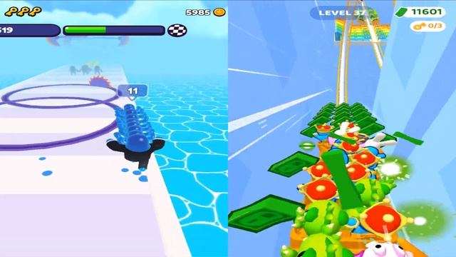 Satisfying Mobile Games 2023 - Join Blob Clash 3D, Runner Coaster, Number Masters, Marble Run 3D... смотреть онлайн