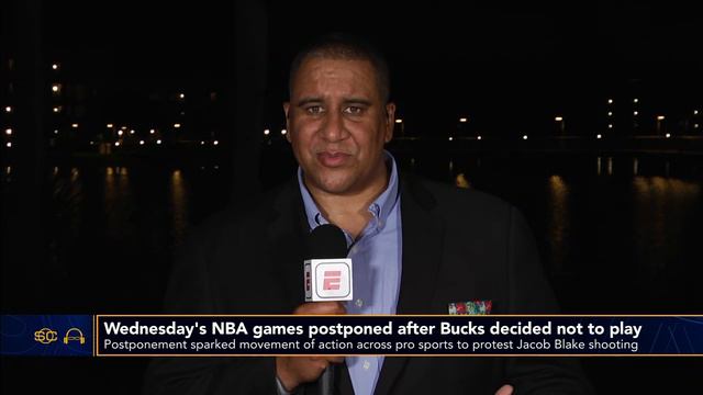 Marc J. Spears describes timeline that led to postponed games | SC with SVP смотреть онлайн