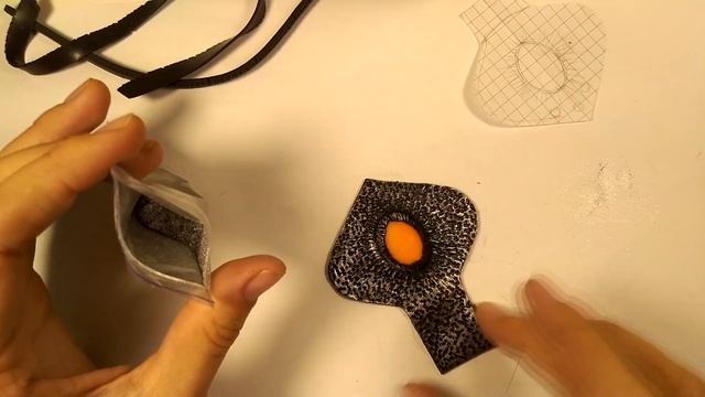 Имитация металла. Кулон из полимерной глины смотреть онлайн