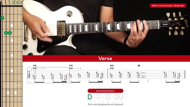 When I Come Around Guitar Cover Green Day 🎸|Tabs + Chords| смотреть онлайн