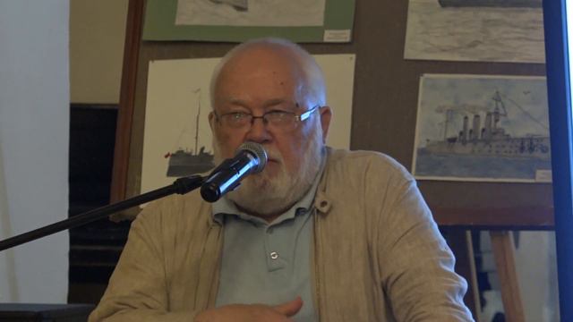 ⚓ ПИКУЛЬ-95 ⚓: Маринист Николай Черкашин на Конференции в Доме офицеров ЗВО 14.07.2023 смотреть онлайн