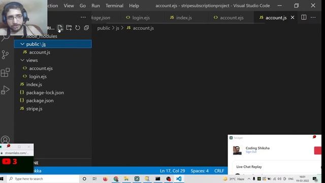 Node.js Express Stripe 3D Card Secure Authentication Subscription Payment Checkout Example in JS смотреть онлайн