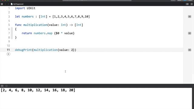 Map in swift Higher order function Hindi tutorial смотреть онлайн