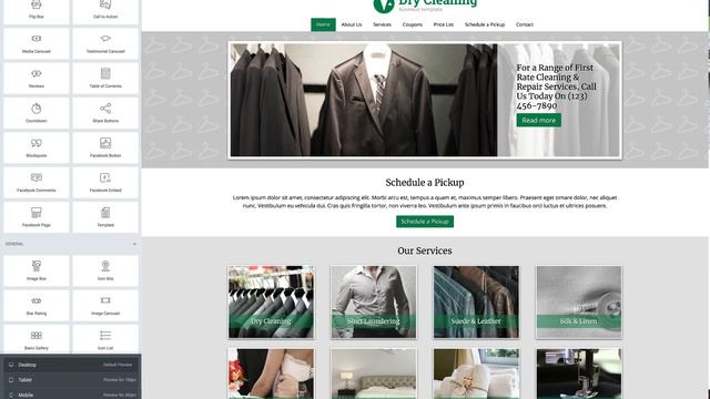 The Dry Cleaning WordPress Theme - affordable, professional web design for dry cleaners смотреть онлайн