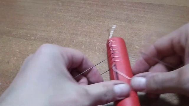 как сделать шов ёлочка двумя цветами , просто принцип шва смотреть онлайн