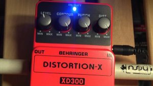 Behringer Distortion-X XD300 test review Rockday