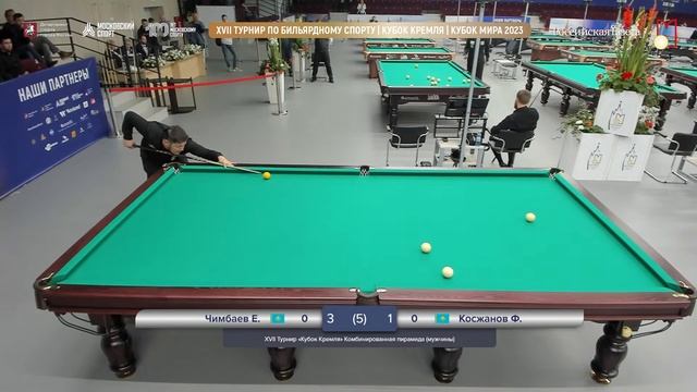 1/4 Чимбаев Ернар - Косжанов Фархад XVII Турнир «Кубок Кремля» 2023 смотреть онлайн