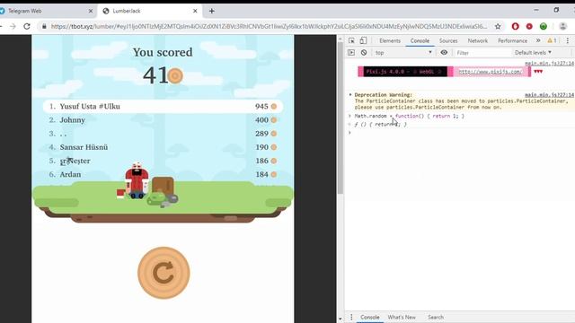 Telegram - Lumberjack Hack! 2019 - Working смотреть онлайн