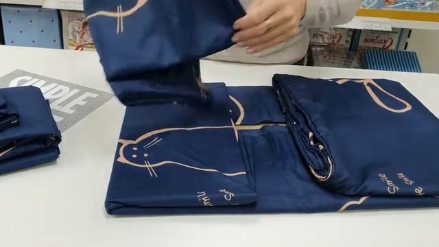 SH3723 КПБ Simple House "Котики (полисатин)" с натяжной простыней смотреть онлайн