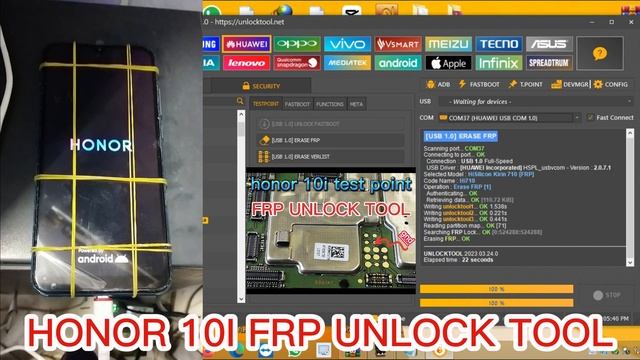 HONOR 10I FRP UNLOCK TOOL HONOR 10I FRP UNLOCK TOOL смотреть онлайн
