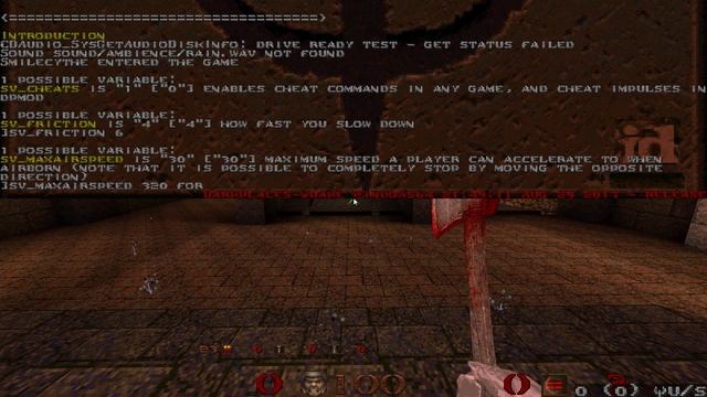 Quake 3 strafe jumping in Quake 1.5 (Darkplaces) смотреть онлайн