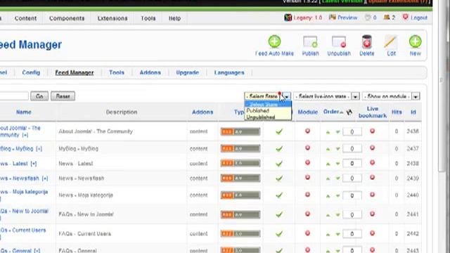 Joomla RSS Syndicate extension смотреть онлайн