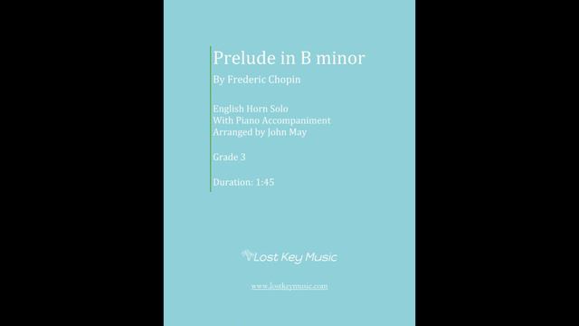 Prelude in B minor-English Horn Solo смотреть онлайн