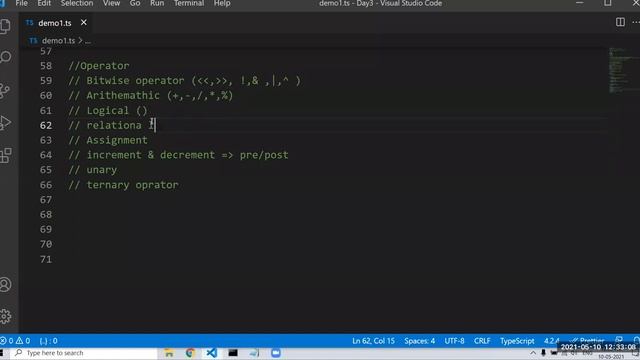 Operators in Typescript | Angular 8 in Hindi | टाइपस्क्रिप्ट में ऑपरेटर कौन कौन से हे смотреть онлайн