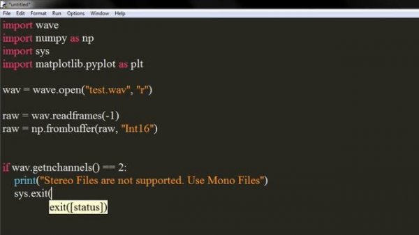 Python Program - Plot A Wave Audio File | Matplotlib & NumPy Tutorial