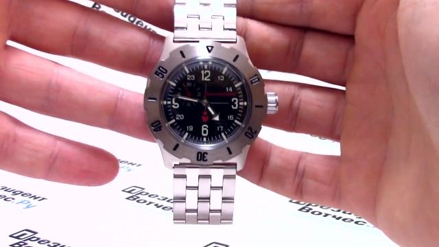 Часы Восток Командирские К-35 350504 - видео обзор от Watch-Forum.RU смотреть онлайн