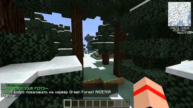 MINECRAFT -  GREEN FOREST RAZETKA ClanWar