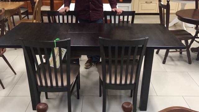 Прямоугольный обеденный раздвижной стол Комфорт смотреть онлайн