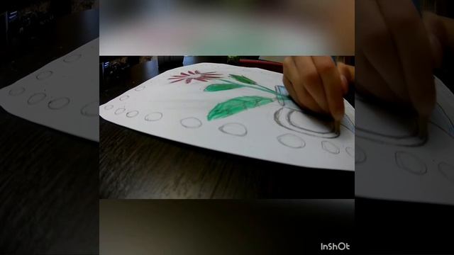 Как нарисовать цветок карандашами??? смотреть онлайн