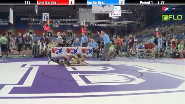 Cadet 113 - Luke Gardner (Pennsylvania) vs. Austin Reed (Oregon) смотреть онлайн