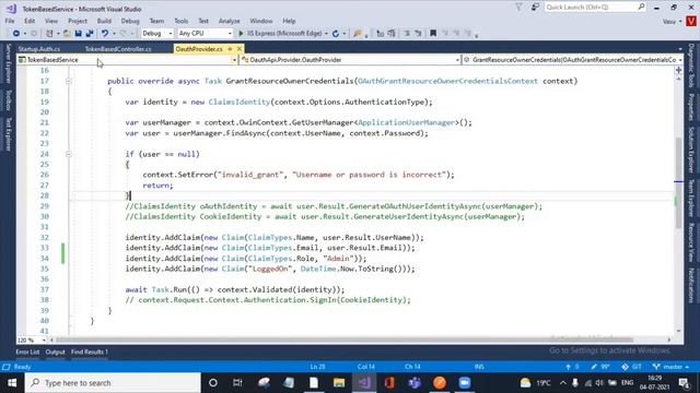 Web Api token based authentication in C# смотреть онлайн