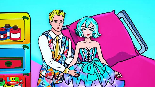 Animated Movies - Paper Diy Rainbow Rapunzel _ Good Husband _ Rapunzel Compilation 놀이 종이