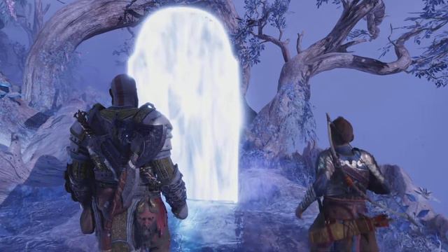 God of War Ragnarök- A tour of Ratatoskr training area & chest for ravens смотреть онлайн