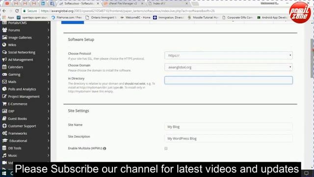 How to Install WordPress within cPanel Softaculous in your personal host website for beginners смотреть онлайн