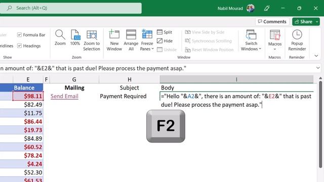Send Emails from Excel That Capture Data From Your Worksheet смотреть онлайн