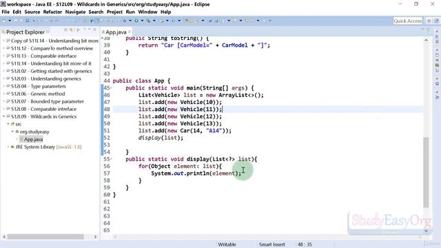 137 Wildcards in Generics смотреть онлайн