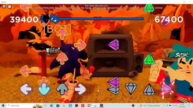Sonic.EXE vs Sega BF in Friday Night Bloxxin on Roblox :D смотреть онлайн