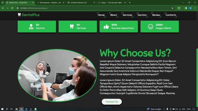 Верстка адаптивного сайта HTML, CSS & JavaScript и загрузка сайта на GitHub pages смотреть онлайн