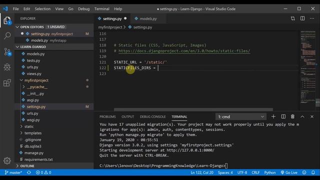 Django Tutorial for Beginners 4 - Django Templates + How to Render a Template in Django Project смотреть онлайн