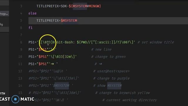 Styling and modifying Git-Bash prompt смотреть онлайн