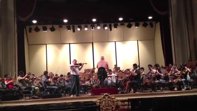 OSRP: Charles Stegeman rehearsing Barber Violin Concerto смотреть онлайн