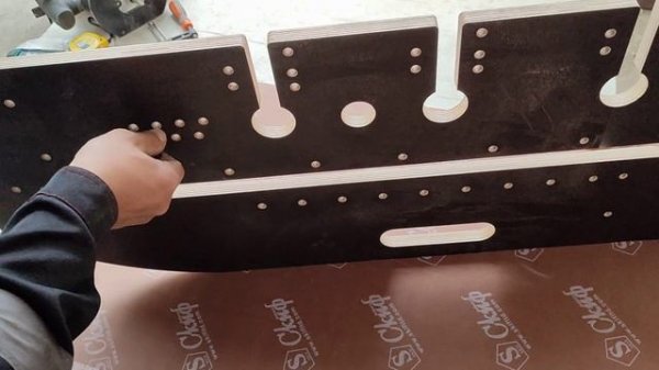 Шаблон для еврозапила столешницы универсальный 200-635 мм