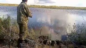 Рыбалка на речке Камышловка Омская область Siberian fishing