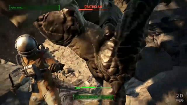Fallout 4 - Unlootable Deathclaw смотреть онлайн