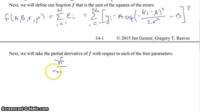 Nonlinear least squares example смотреть онлайн