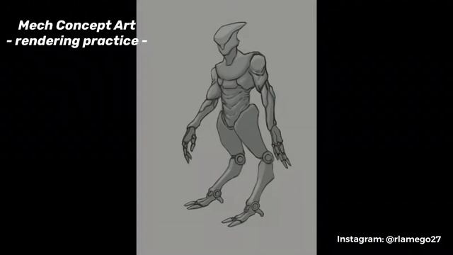 Mech Concept - Rendering Practice