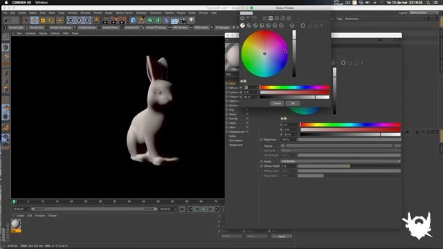 Tutorial C4D, como fazer textura e render de chocolate! смотреть онлайн