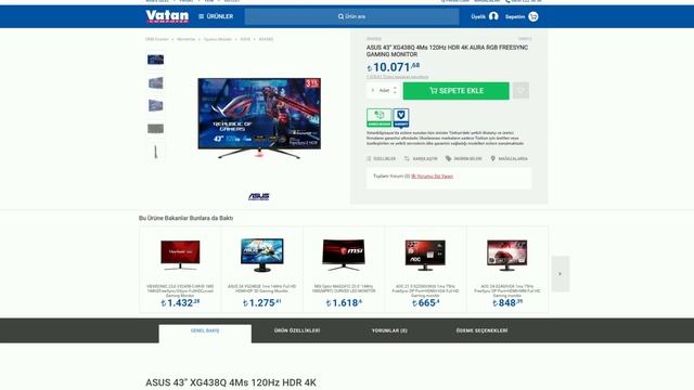 Asus XG438Q Gaming Monitör alınır mı? смотреть онлайн