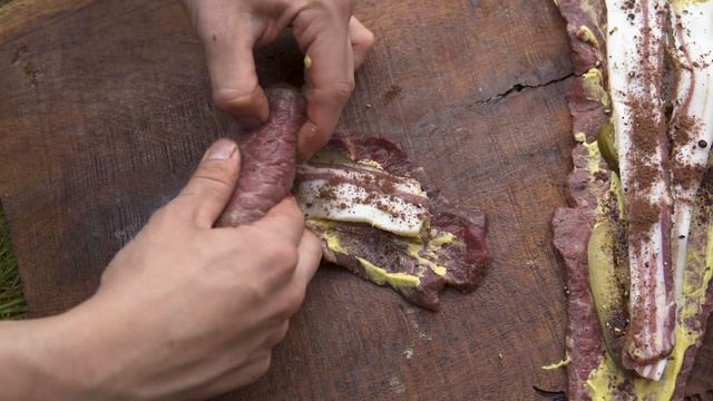 Schoko-Bier-Rouladen asmr style am Fjord gekocht 🔥🔥🔥 смотреть онлайн