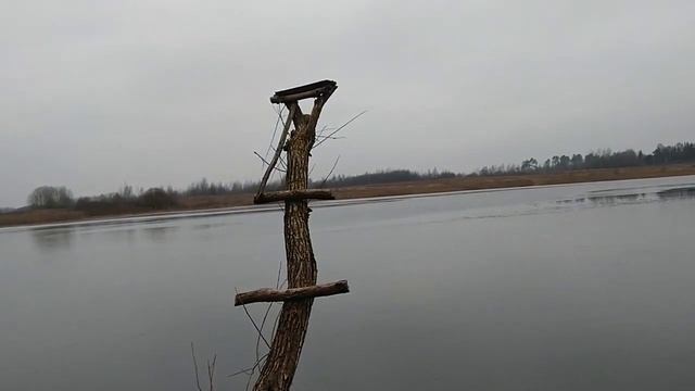 Замерзшее озеро | Лед на озере | Зимний поход смотреть онлайн