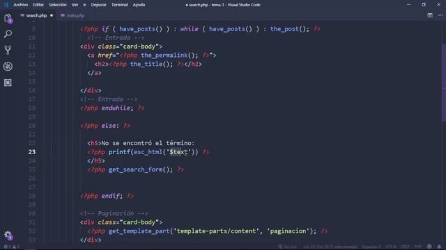 #13 Resultados de Búsqueda (search.php) - Programa tus propios Temas Wordpress [2019] смотреть онлайн