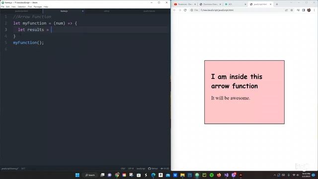 JAVASCRIPT TUTORIALS - ARROW FUNCTIONS #25 смотреть онлайн